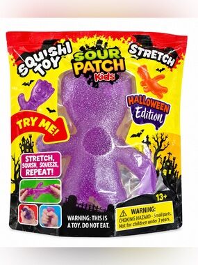 Sour Patch Kids Halloween Edition Scented Squishy Toy Purple NEW